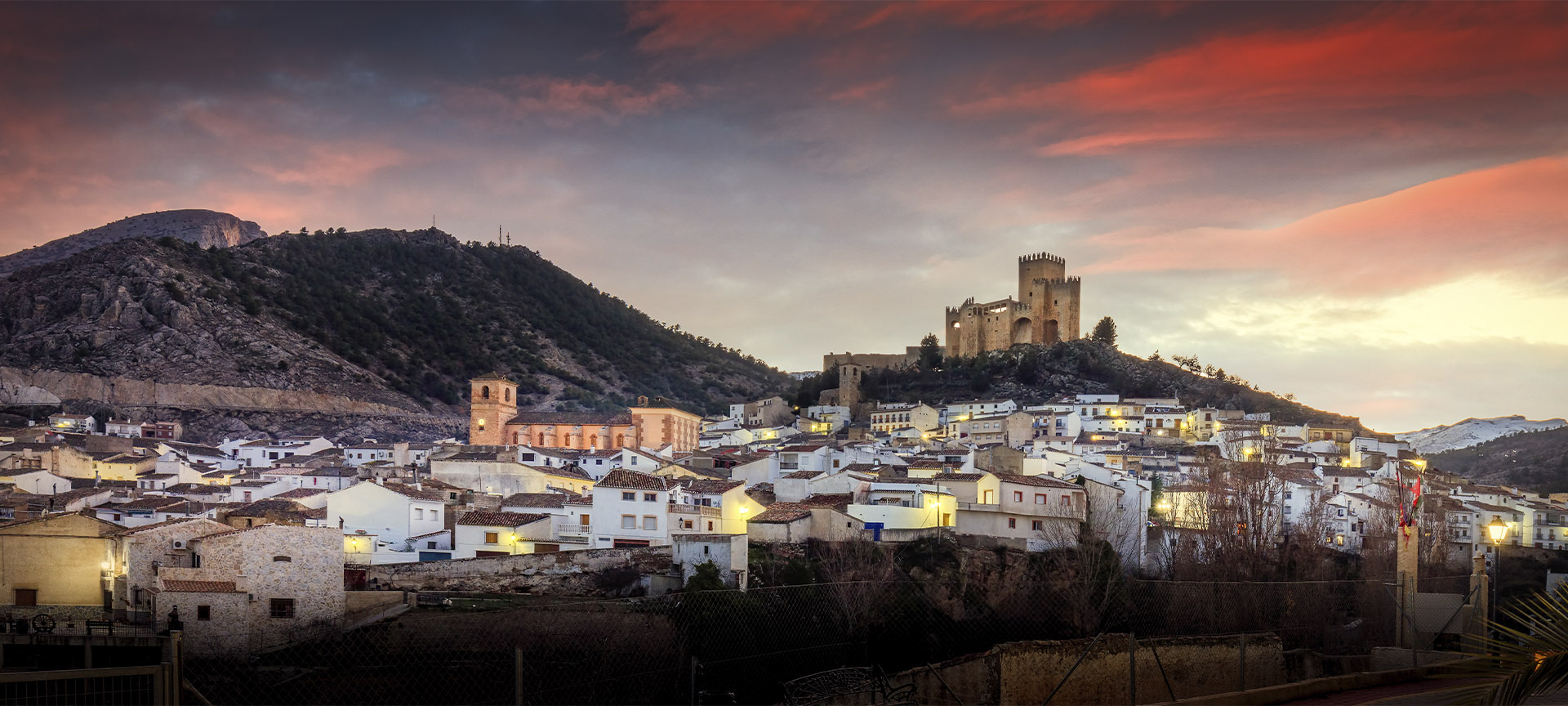 Panorama Vélez-Blanco (prowincja Almería, Andaluzja)