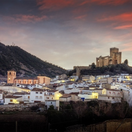 Panorama Vélez-Blanco (prowincja Almería, Andaluzja)