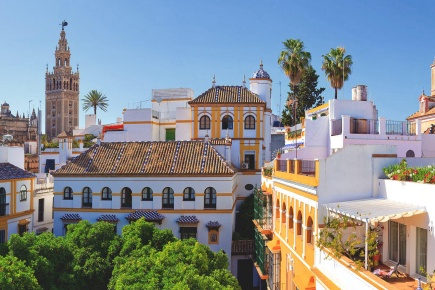 Панорамный вид на Севилью (Андалусия)
