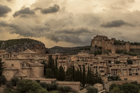 Panorámica de Alquézar (Huesca, Aragón)