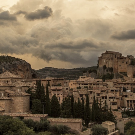 Vista panorâmica de Alquézar (Huesca, Aragão)