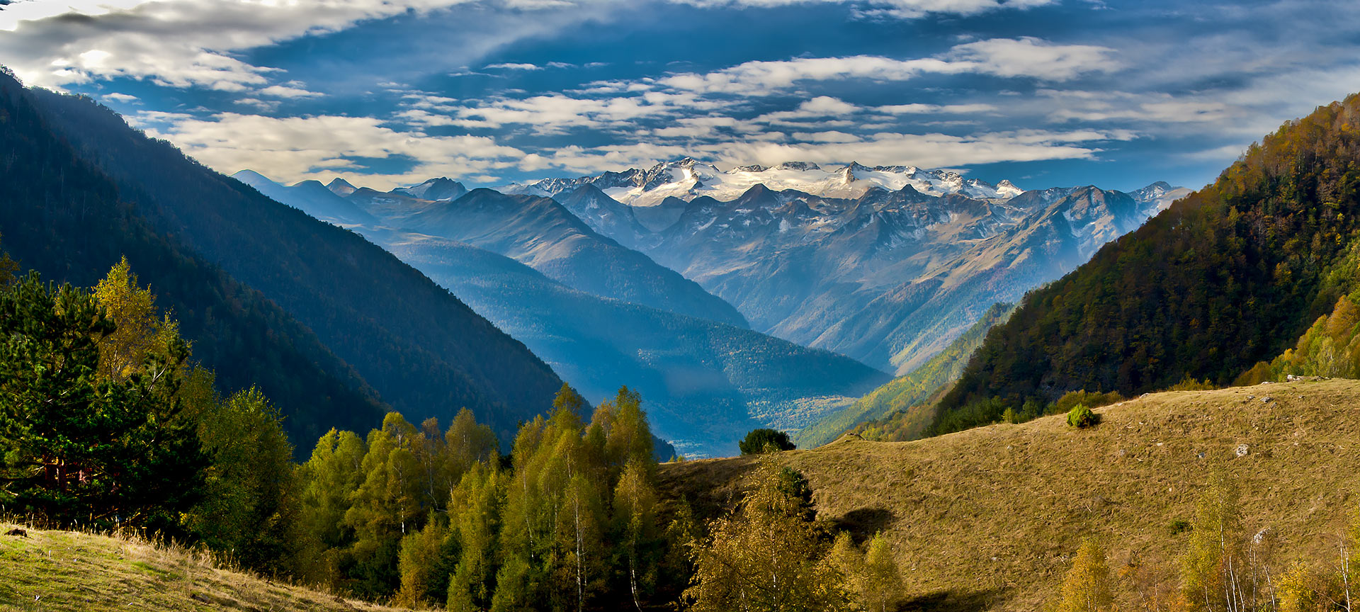 View of the Aragonese Pyrenees