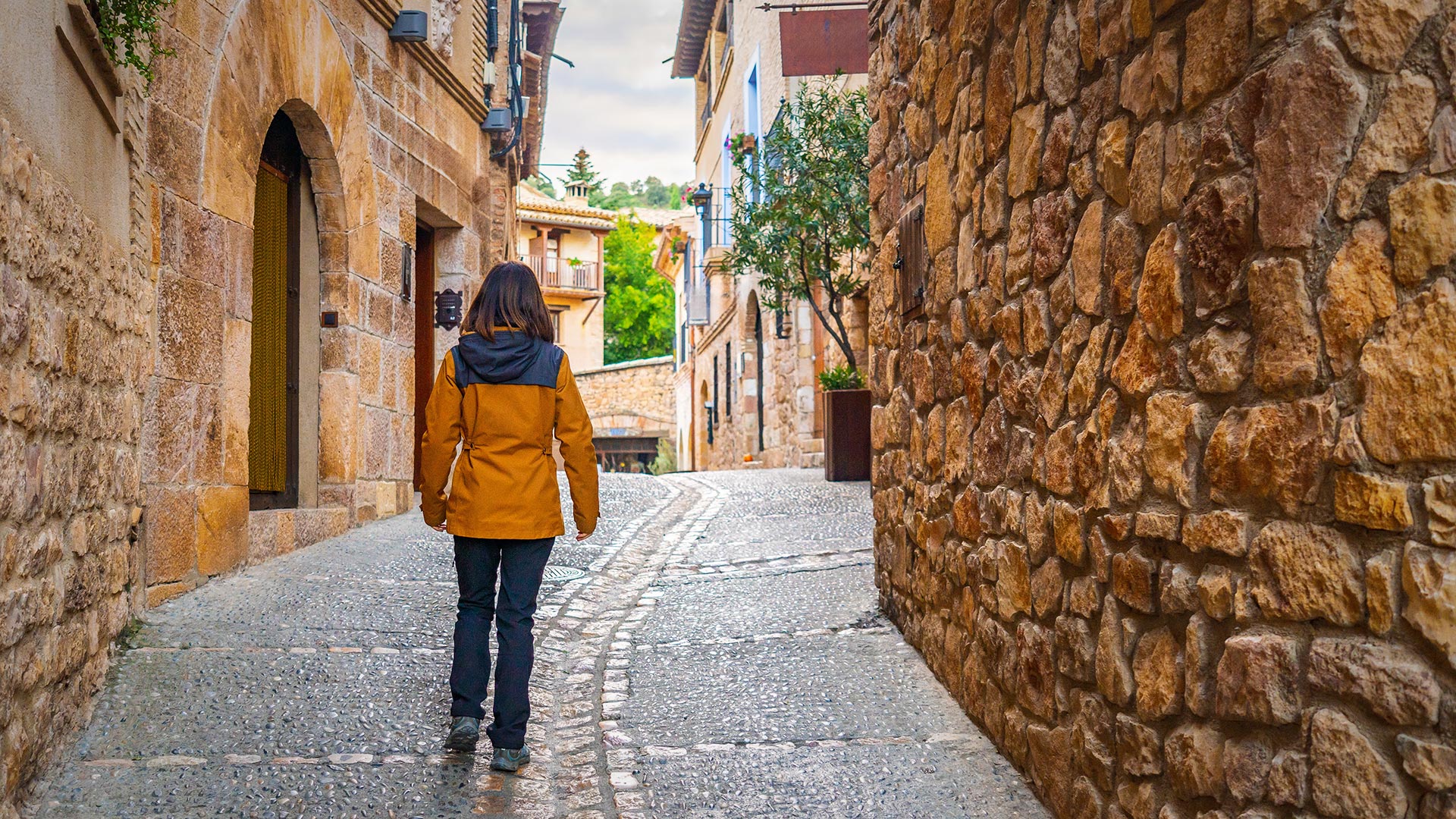 Turista a Alquézar, Huesca