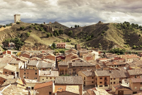 Vista de Daroca (Zaragoza, Aragão)