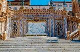 Escalier et fontaine des Amants de Teruel