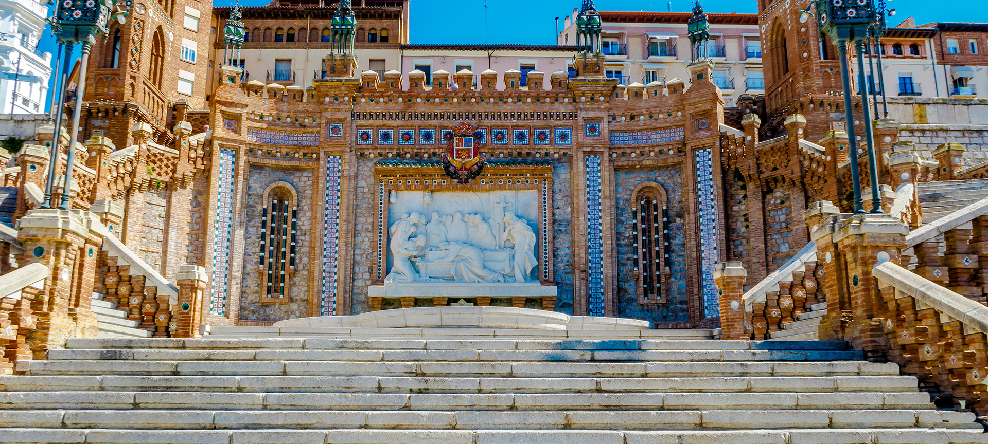 Scalinata e fontana degli Amanti di Teruel Scalinata e fontana degli Amanti di Teruel