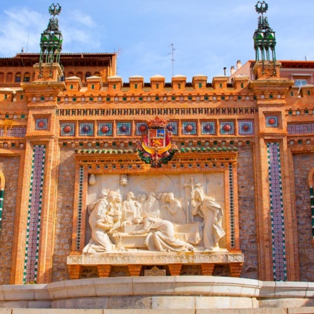Schody do Fontanny Kochanków w Teruel w Aragonii
