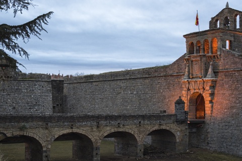 Entrée de la citadelle de Jaca (province de Huesca, Aragon)