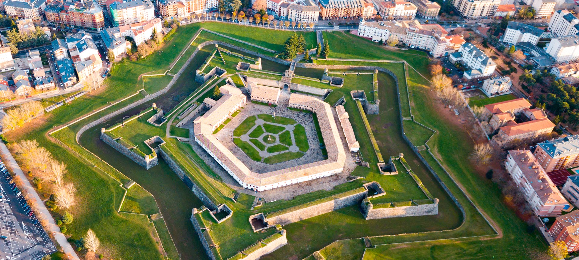 Aerial view of Jaca