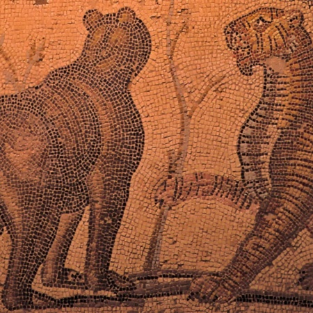 Mozaika rzymska w Muzeum Saragossy