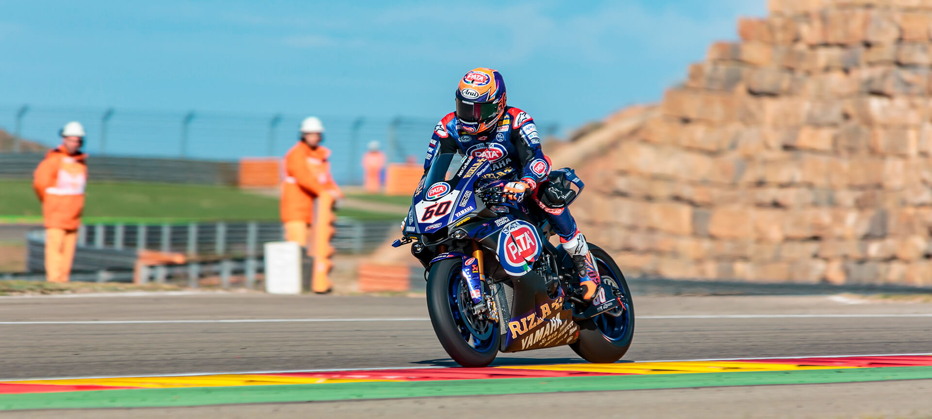 Michael Van der Mark sur le circuit Motorland Aragon Michael Van der Mark sur le circuit Motorland Aragon