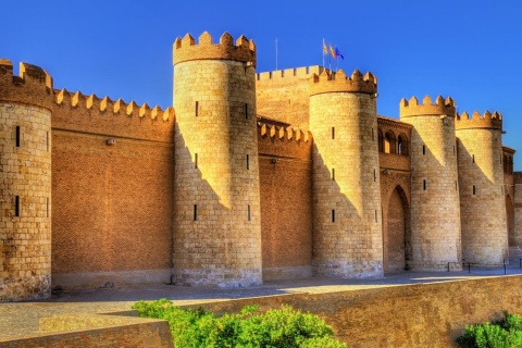 Palast La Aljafería. Zaragoza