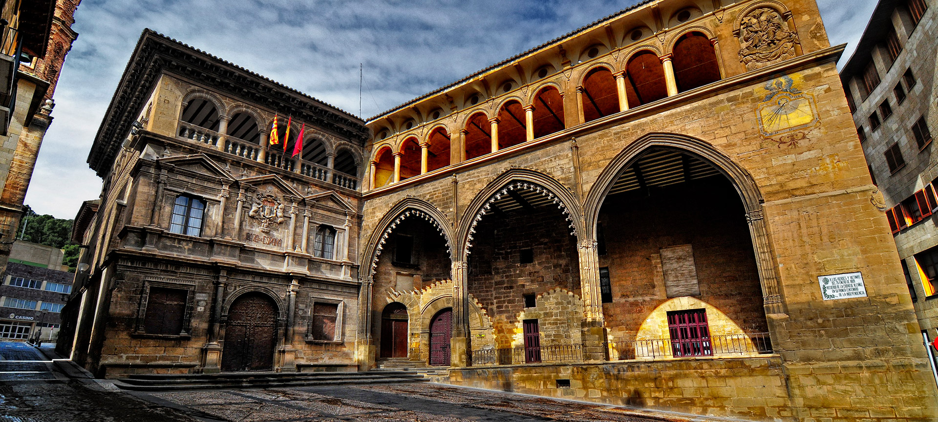 Plaza de España in Alcañiz