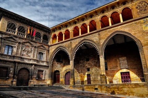 Plaza de España in Alcañiz