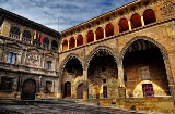 Plaza de España square in Alcañiz