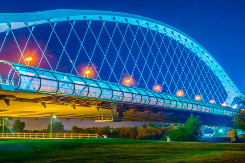 Puente del Tercer Milenio. Zaragoza