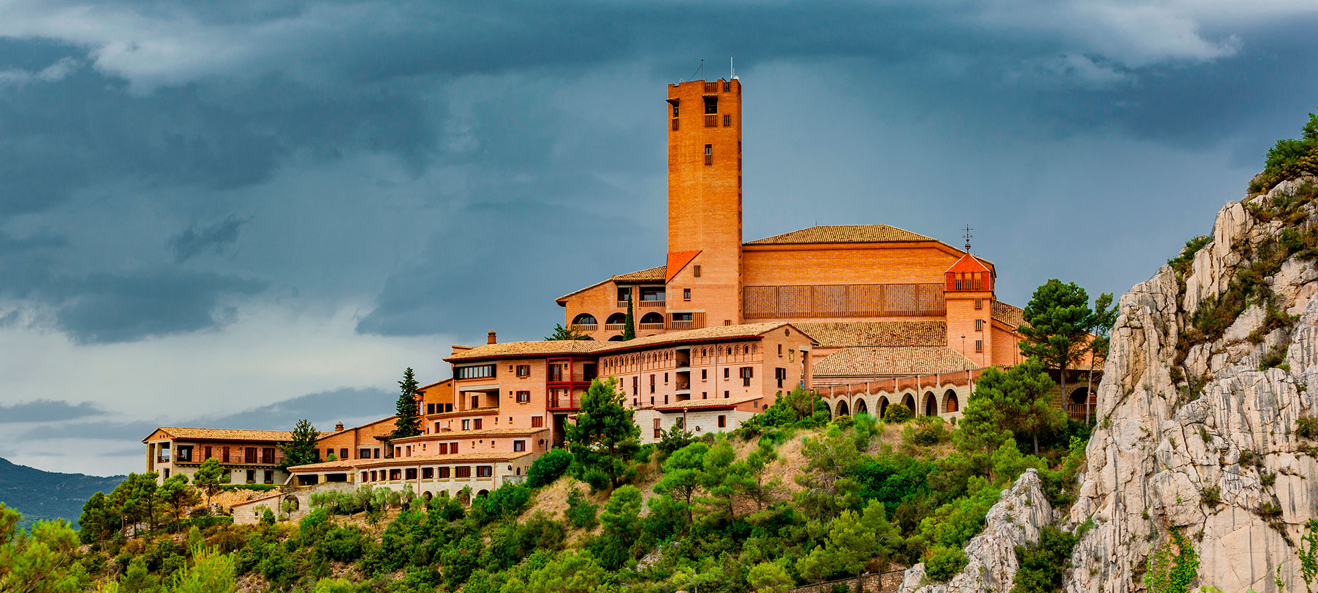 ウエスカ県にあるトレシウダーの聖地の景観
