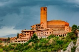View of the Torreciudad Shrine in Huesca