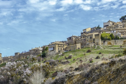 Vue panoramique de Sos del Rey Católico, dans la province de Saragosse (Aragon)
