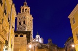 Vista da catedral de Teruel (Teruel, Aragón)