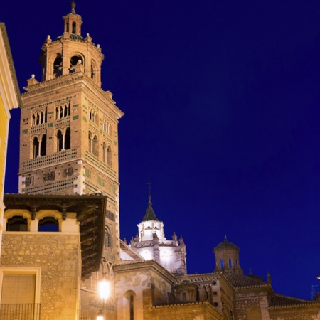 Blick auf die Kathedrale von Teruel (Teruel, Aragonien)