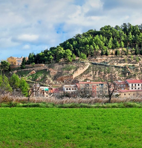 Blick auf Alcañiz. Teruel