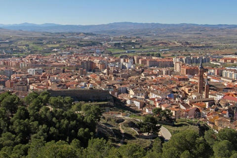 Vue de Calatayud. Saragosse