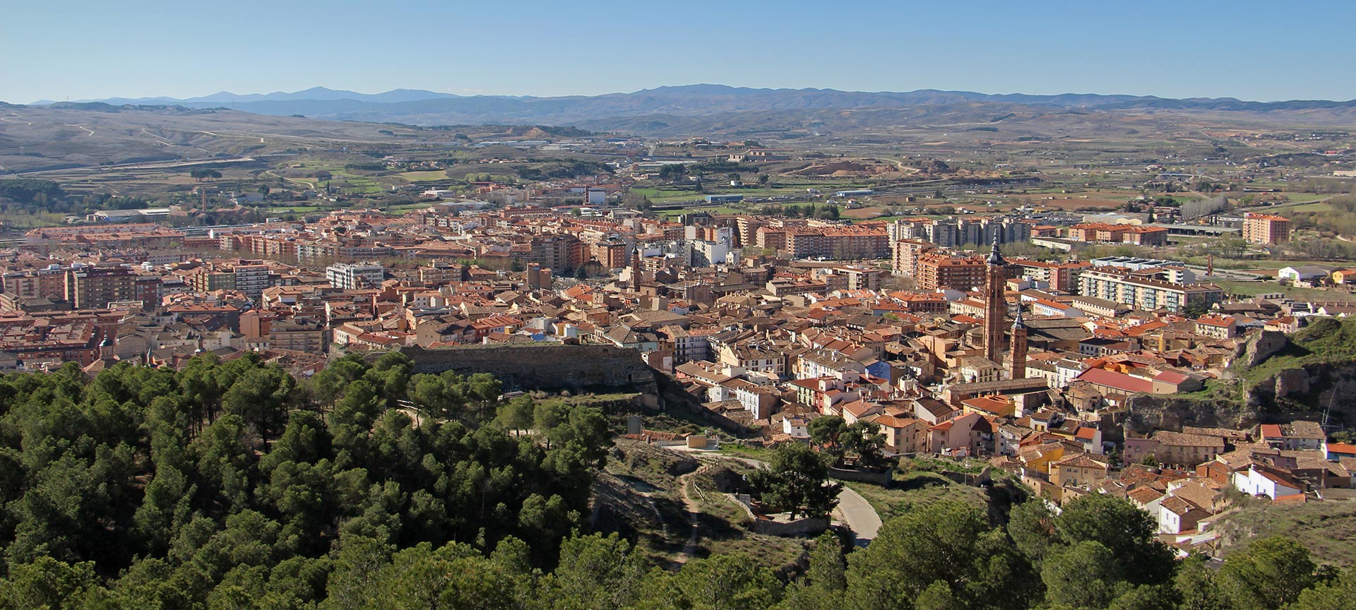 Vue de Calatayud. Saragosse