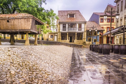 Place de Carbayedo à Avilés (Asturies)