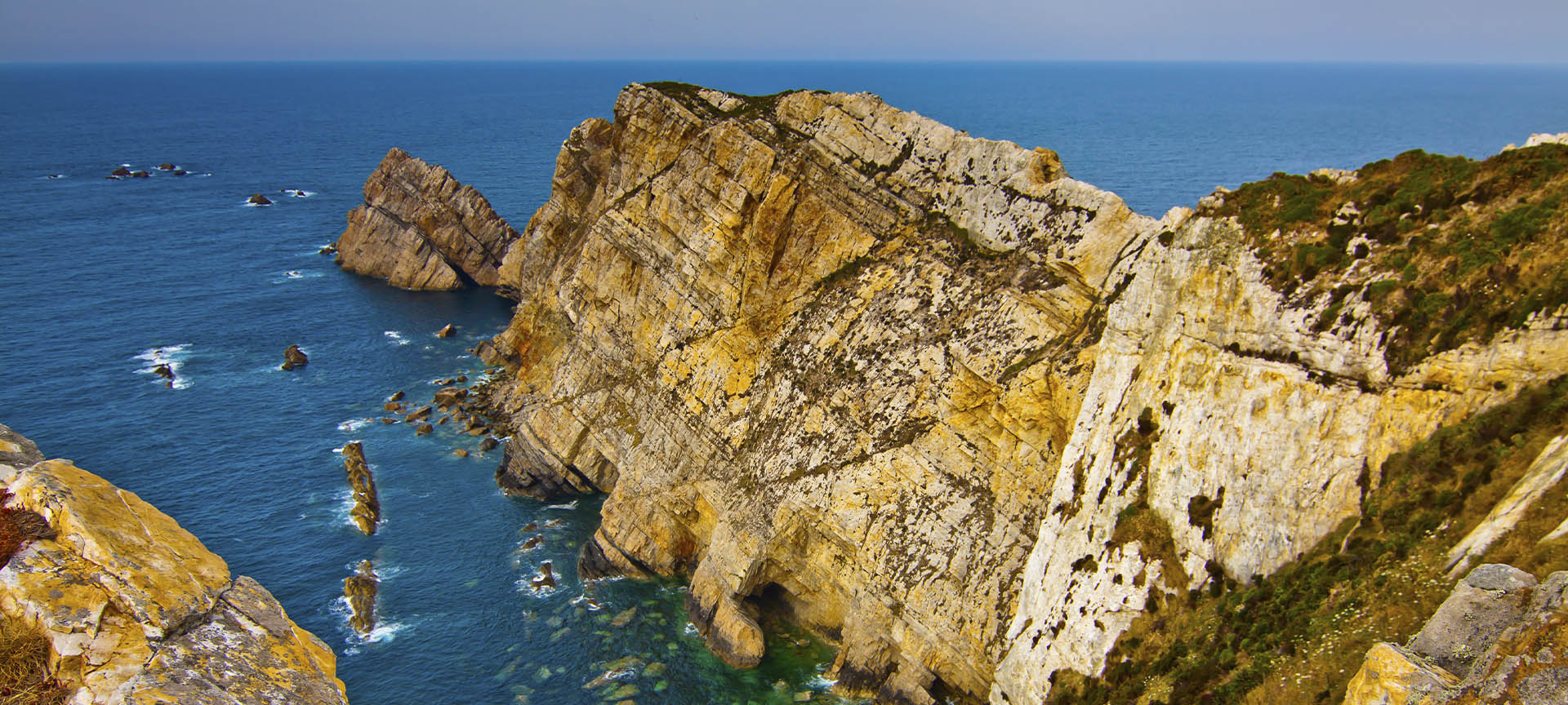 Cliffs in Cabo de Peñas (Asturias)