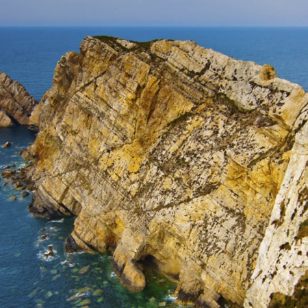 Cliffs in Cabo de Peñas (Asturias)