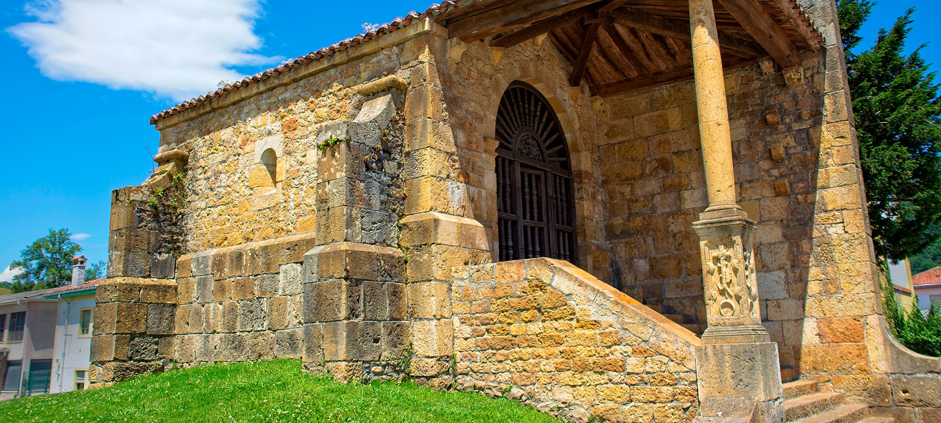 Chapelle Santa Cruz. Cangas de Onís. Asturies.