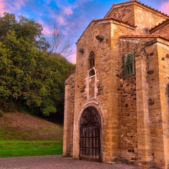 Igreja de San Miguel de Lillo. Oviedo. Astúrias.