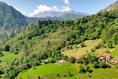 Landscape in Ponga, Asturias