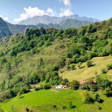 Landscape in Ponga, Asturias