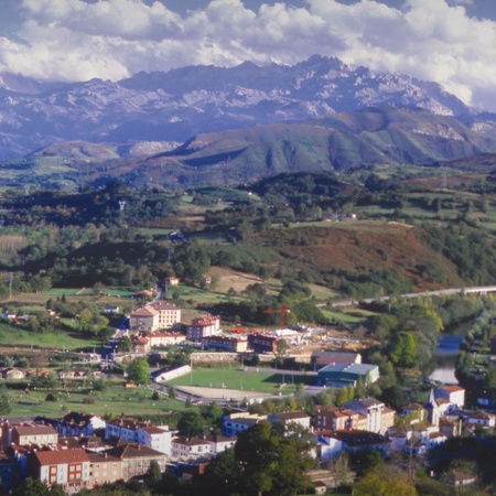 Panorámica de Arriondas (Asturias)