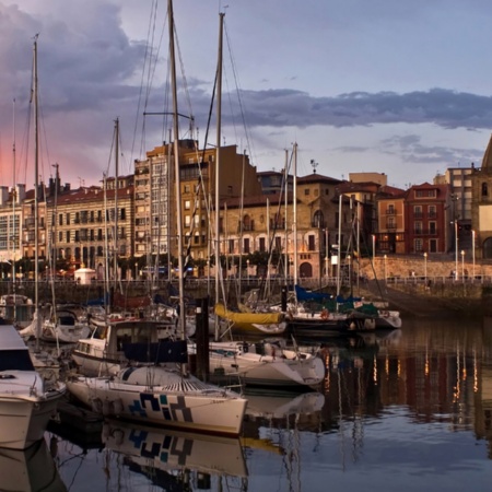 Hafen von Gijón