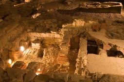 カンポ・バルデスの古代ローマ浴場ヒホン