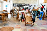 Interni dello Studio Sert, studio di Joan Miró della fondazione Pilar e Joan Miró a Palma di Maiorca, isole Baleari