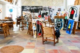 Interior of Taller Sert, Joan Miró’s studio in the Fundació Miró Mallorca (Pilar and Joan Miró Foundation) in Palma de Mallorca, Balearic Islands