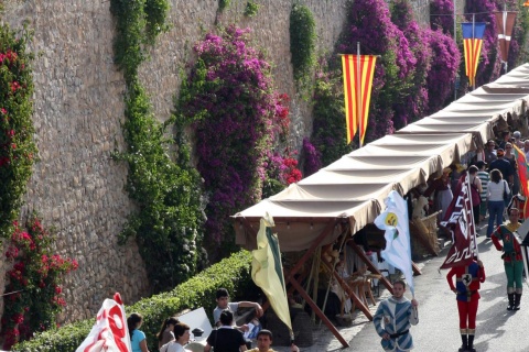 Mittelalterlicher Markt auf Ibiza 