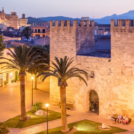 Casco antiguo de Alcúdia (Mallorca, Islas Baleares)