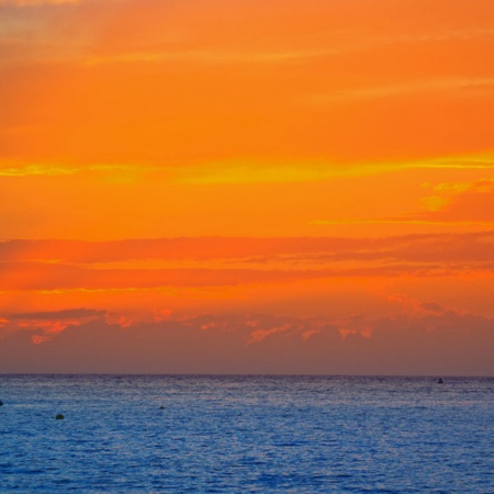 Tramonto al porto Andratx. Maiorca