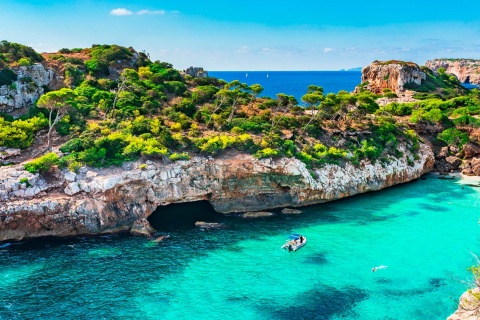 Caló des Moro w Santanyi na Majorce