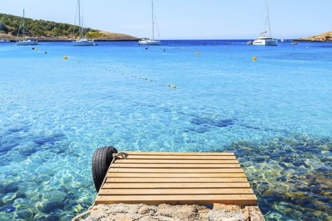 Cala de Portinatx beach (Ibiza, Balearic Islands)