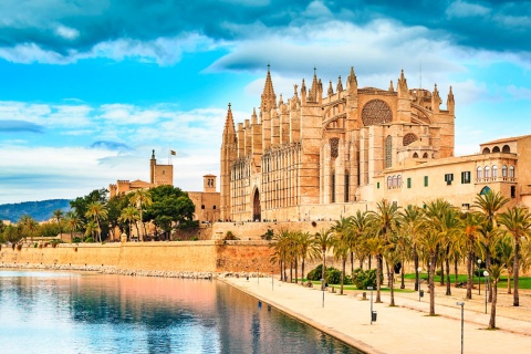 Cathedral of Palma de Mallorca (Balearic Islands).