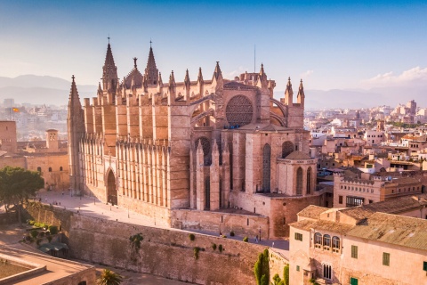 Cattedrale Seu di Maiorca, veduta aerea