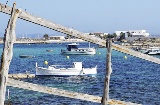 Es Pujols, en la isla de Formentera (Islas Baleares)