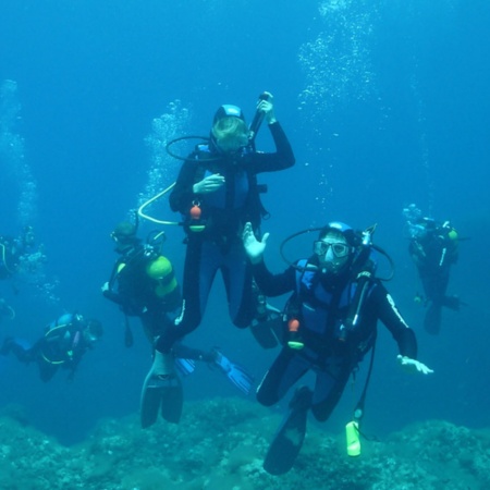 Tauchgang auf Ibiza