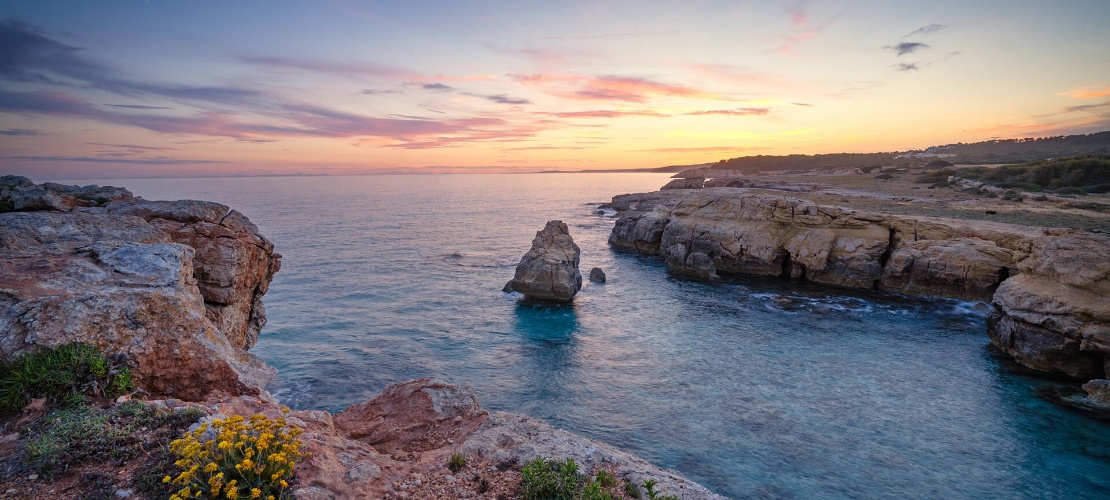 Entardecer em Menorca